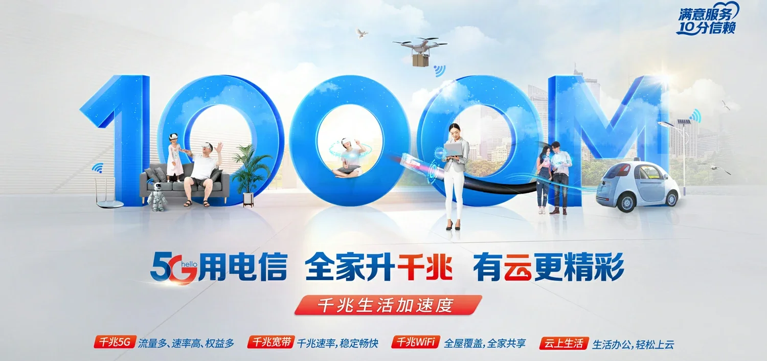 中国电信 王五电信宽带 宽带套餐